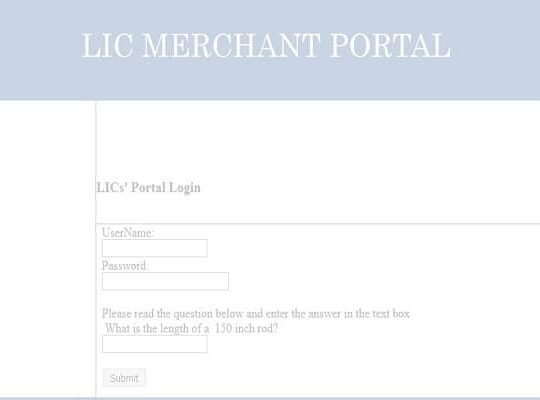 LIC Merchant Portal Login 2023