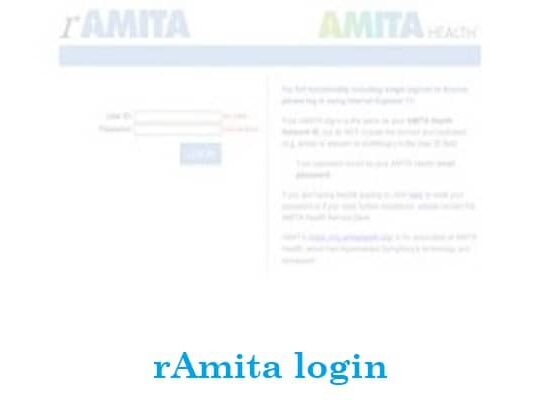 rAmita login (How To Guide)