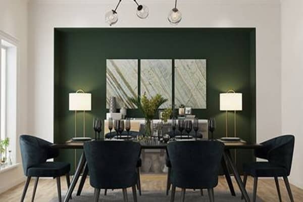 Ideas for decorative wall panels in the dining room